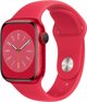 Smartwatch Apple Watch 8 GPS + Cellular 41mm Red Alu Sport Czerwony  (MNJ23WB/A)