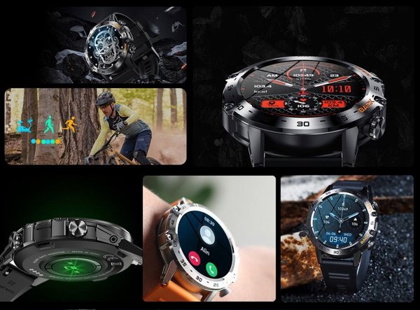 Έξυπνο ρολόι Gravity GT9 Μαύρο