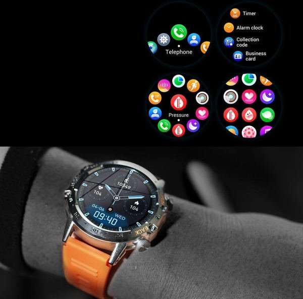Έξυπνο ρολόι Gravity GT9 Μαύρο