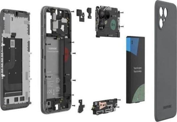 Έξυπνο τηλέφωνο Fairphone 4 5G 6/128GB Γραφίτης (FPPHONE4-G128)