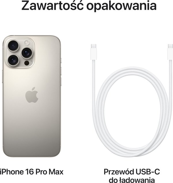 Smartphone Apple iPhone 16 Pro Max 512GB Φυσικό Τιτάνιο (MYX33)