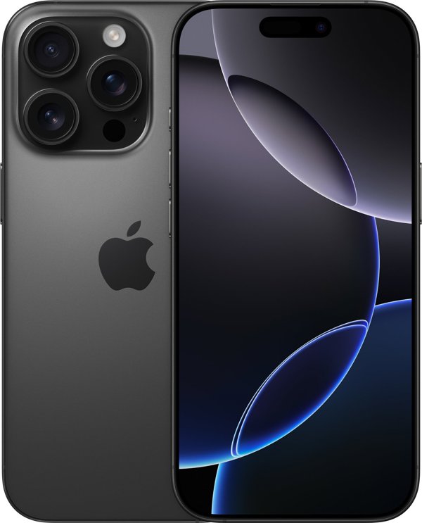 Έξυπνο τηλέφωνο Apple iPhone 16 Pro 256GB Μαύρο Τιτάνιο (MYNH3)