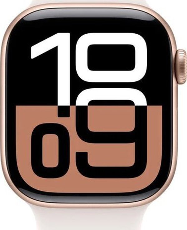 Έξυπνο ρολόι Apple Watch 10 GPS + Cellular 46mm Ροζ Χρυσό Alu S/M Ροζ (MWY63ET/A)