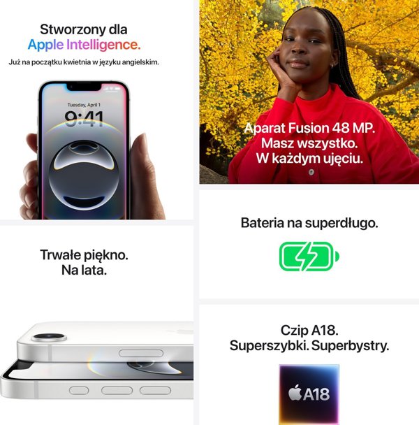 Apple iPhone 16e 128 GB τηλέφωνο, μαύρο (MD1Q4)