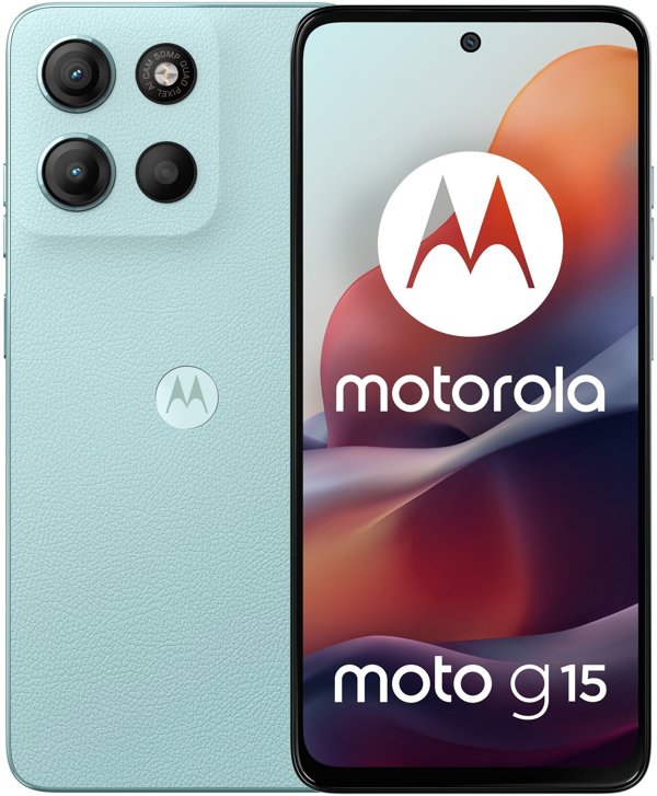 Motorola Moto G15 4G Dual Sim 4GB RAM 128GB - Γαλάζιο Glacier