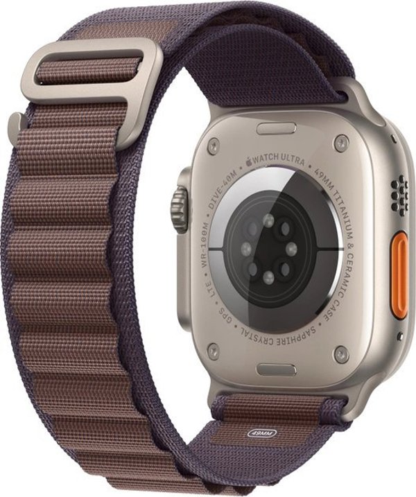 Έξυπνο ρολόι Apple Watch Ultra 2 GPS + Cellular 49mm Θήκη Τιτανίου Alpine Loop Medium Μωβ (MRET3WB/A)