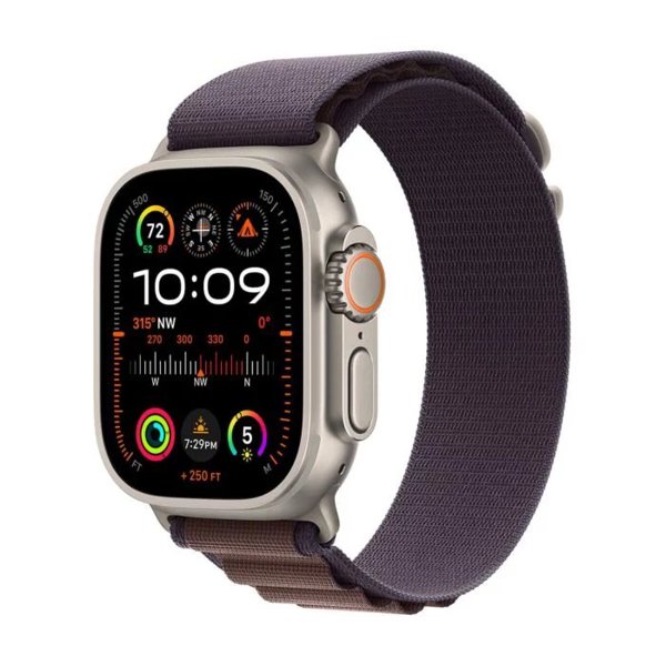 Έξυπνο ρολόι Apple Watch Ultra 2 GPS + Cellular 49mm Θήκη Τιτανίου Alpine Loop Medium Μωβ (MRET3WB/A)