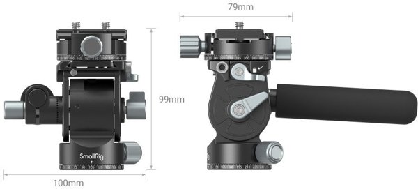 Κεφαλή Βίντεο Υγρού Μικρού Βάρους SmallRig 3457
