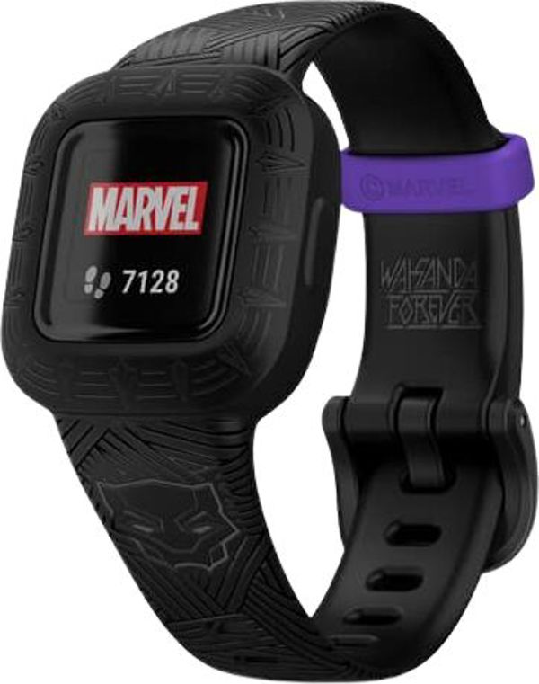 Smartband Garmin Vivofit Junior 3 Marvel Black Panther Μαύρος Πάνθηρας Czarny