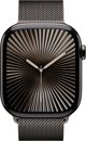 Watch Series 10 GPS + Cellular, θήκη 42 mm από τιτάνιο σε σχιστόχρωμα με μελανιόχρωμο ιταλικό βραχιόλι