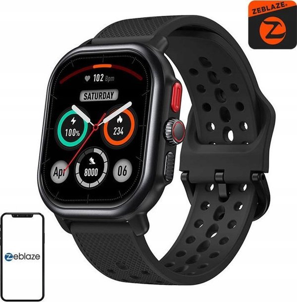 Έξυπνο ρολόι Zeblaze Έξυπνο ρολόι Zeblaze Beyond 3 Pro (Μαύρο)