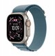 Smartwatch Apple Watch Ultra 3 GPS + Cellular 49mm Natural Titanium / Alpine Loop L Niebieski  (MEWP4QP/A)