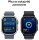 Smartwatch Apple Watch Ultra 3 GPS + Cellular 49mm Natural Titanium / Alpine Loop L Niebieski  (MEWP4QP/A)