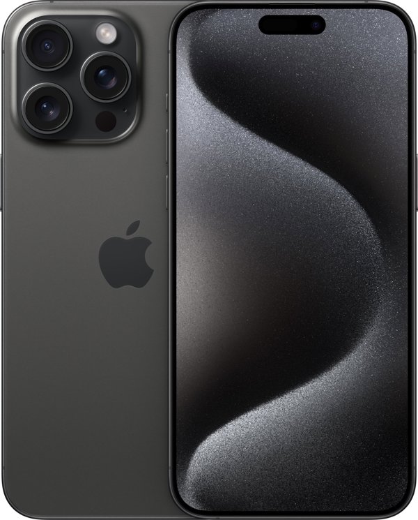Έξυπνο τηλέφωνο Apple iPhone 15 Pro Max 512GB Μαύρο Τιτάνιο (MU7C3)