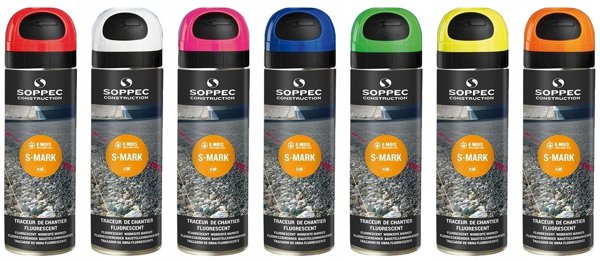 Χρώμα σήμανσης S-Mark λευκό, Soppec 500 ml