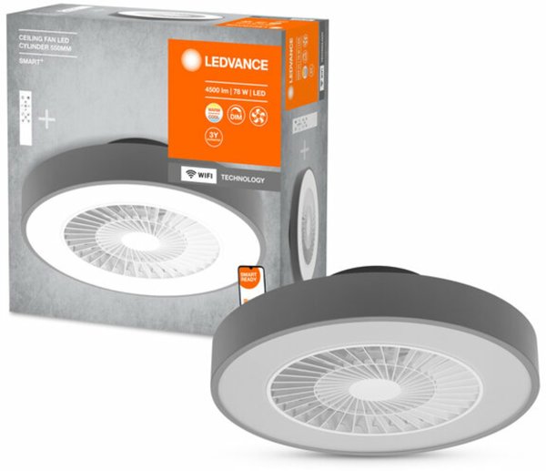 Έξυπνος λαμπτήρας LED με ανεμιστήρα LEDVANCE SMART WIFI, 76W, 3000-6500K, 2300lm, με τηλεχειριστήριο