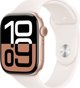 Έξυπνο ρολόι Apple Watch 10 GPS + Cellular 46mm Ροζ Χρυσό Αλουμίνιο M/L Ροζ (MWY73ET/A)