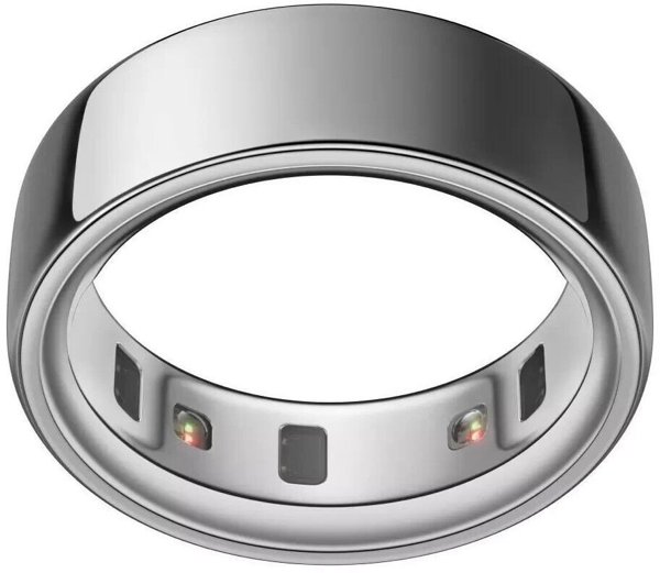 Oura Ring 4 έξυπνο δαχτυλίδι, Ασημί, μέγεθος 7
