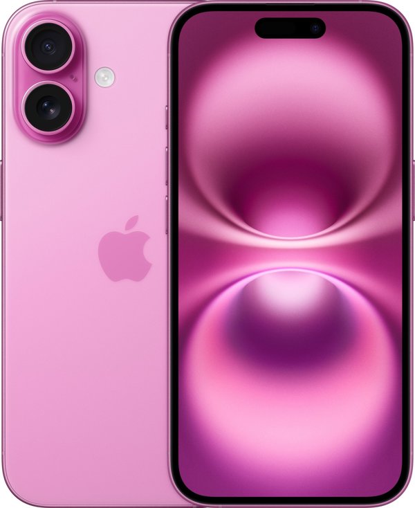Smartphone Apple iPhone 16 5G 8/128GB Ροζ (MYEA3QL/A)