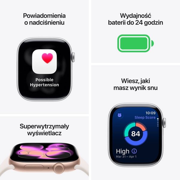 Apple Watch Series 11 GPS + Cellular 42mm Gold Titanium Case with Gold Milanese Loop