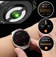 Έξυπνο ρολόι Rubicon SmartWatch Rubicon RNCF33 μαύρο κόκκινο συνομιλίες γλυκόζη θερμόμετρο.