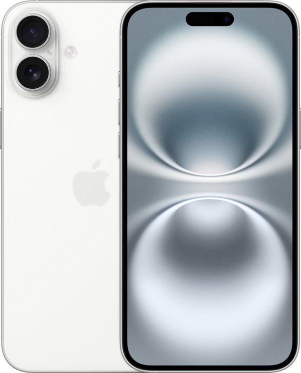 Έξυπνο τηλέφωνο Apple iPhone 16 Plus 5G 8/128GB Λευκό (MXVV3HX/A)