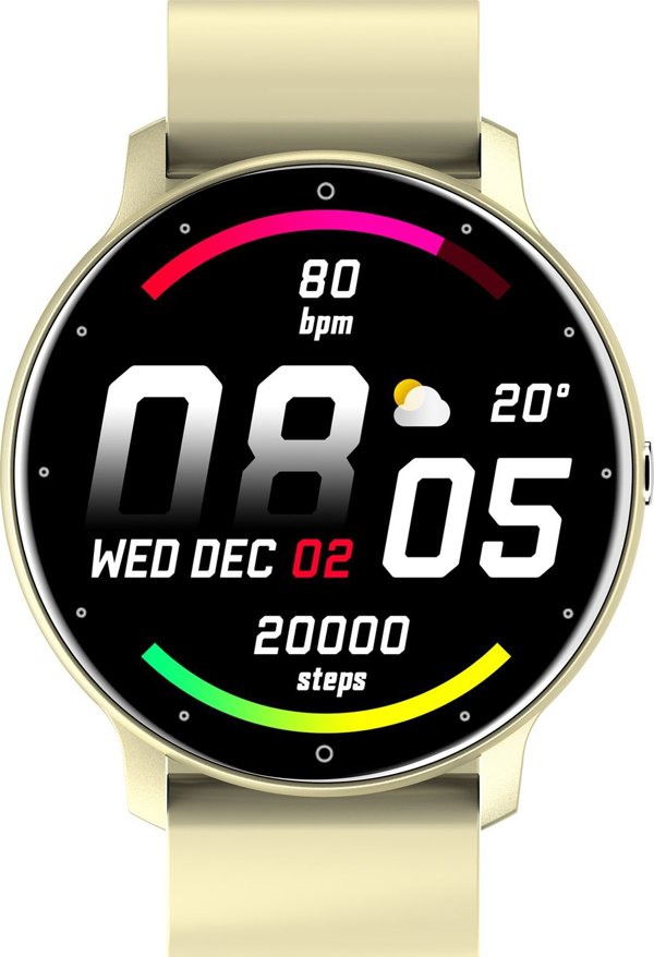 Smartwatch Gravity Asperia GT1-6 Kremowy  (18731)