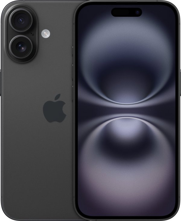 Apple iPhone 16 128GB, μαύρο (EU)