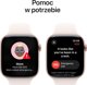 Apple Watch Series 10 (GPS) 42mm Ροζ Χρυσό Αλουμινένια Θήκη με Κόκκινο Αθλητικό Λουράκι, S/M (MWWH3)