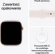 Apple Watch Series 10 (GPS) 42mm Ροζ Χρυσό Αλουμινένια Θήκη με Κόκκινο Αθλητικό Λουράκι, S/M (MWWH3)