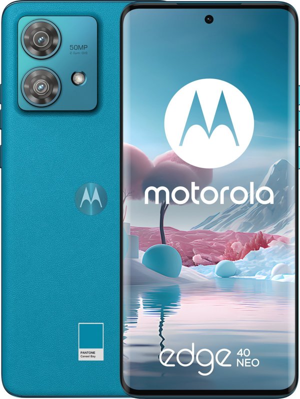 Έξυπνο τηλέφωνο Motorola Edge 40 Neo 5G 12/256GB Μπλε Caneel Bay (PAYH0038PL)