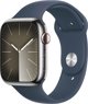 Smartwatch Apple Watch 9 GPS + Cellular 45mm Ασημί ανοξείδωτο ατσάλι Sport S/M Blue (MRMN3QP/A) 13120509 195949025273