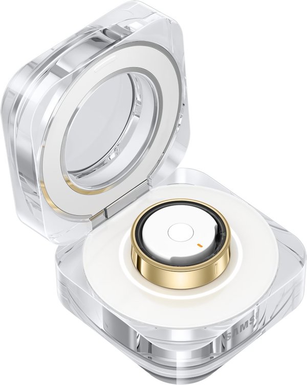 Samsung Galaxy Ring smart ring, Titanium Gold, size 14