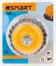 Smart szczotka druciana garnkowa 100mm, pleciona smart
