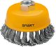Smart szczotka druciana garnkowa 100mm, pleciona smart