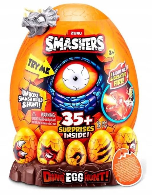 SMASHERS Διαδραστικό παιχνίδι Κυνήγι Αυγών Δεινοσαύρων - Επικό Αυγό