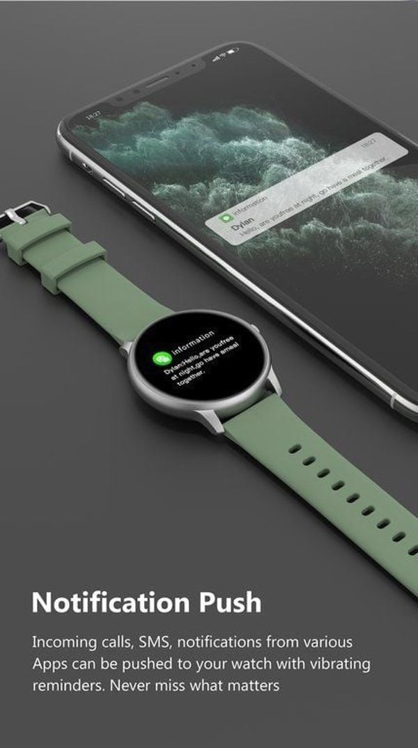Gino Rossi SW015-5 Έξυπνο Ρολόι Smartwatch Γυναικείο Χρυσό