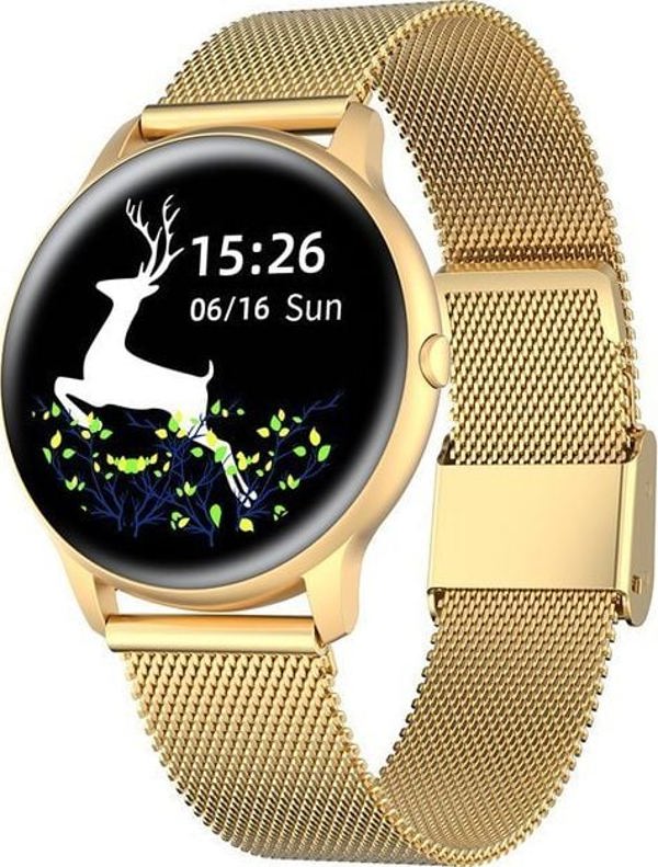 Gino Rossi SW015-5 Έξυπνο Ρολόι Smartwatch Γυναικείο Χρυσό