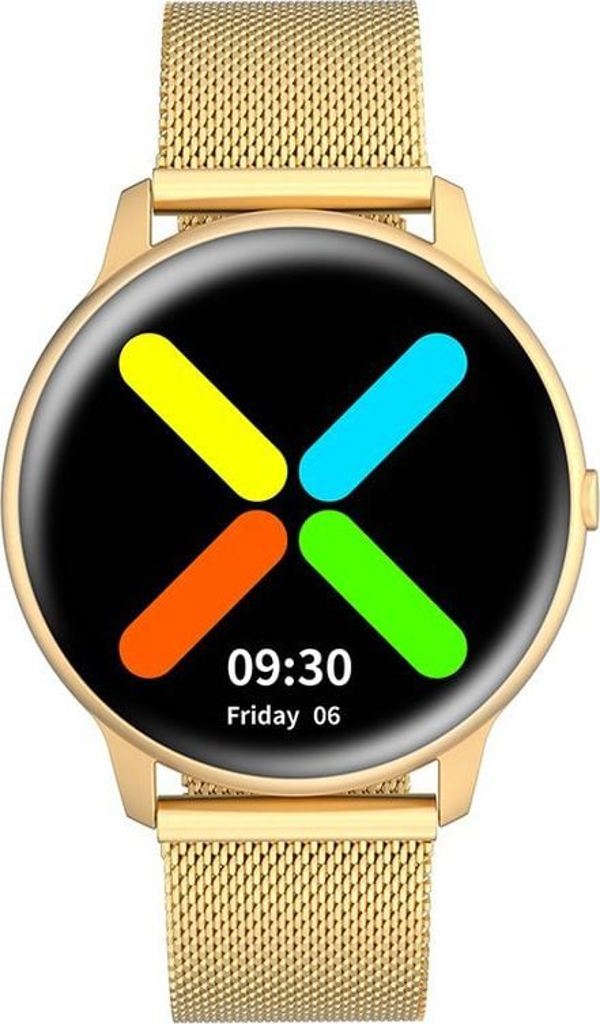 Gino Rossi SW015-5 Έξυπνο Ρολόι Smartwatch Γυναικείο Χρυσό