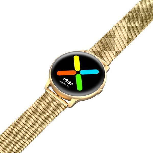 Gino Rossi SW015-5 Έξυπνο Ρολόι Smartwatch Γυναικείο Χρυσό