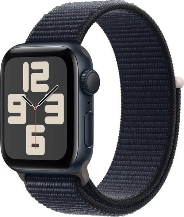 Apple Watch SE 2023 GPS 40mm Midnight Alu Sport Loop Έξυπνο ρολόι Μαύρο (MRE03) 13148754 195949003783