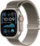 Apple Watch Ultra 2 (GPS + Cellular) 49mm Θήκη από φυσικό τιτάνιο με φυσικό τιτάνιο Milanese Loop, Μεγάλο (MX5T3)