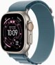 Apple Watch Ultra 3 GPS + Cellular 49mm Θήκη από φυσικό τιτάνιο με ανοιχτό μπλε Alpine Loop - Large