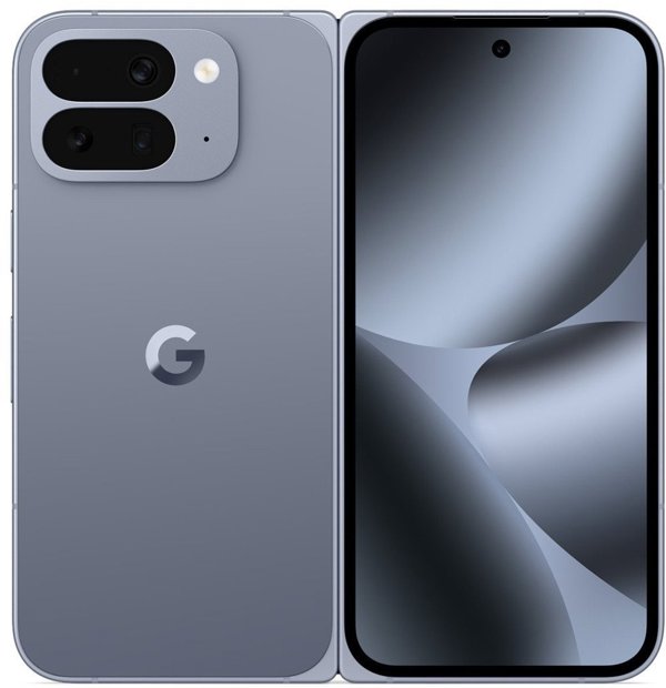 Google Pixel 10 Pro Fold - 5G Smartphone - Dual-SIM - RAM 16 GB / Εσωτερική Αποθήκευση 512 GB - OLED-Οθόνη - 8" - 8" - 2152 x 2076 Pixel 2152 x 2076 Pixel (120 Hz) - Τριπλή Κάμερα 48 MP, 10,5 MP, 10,8 MP - 2x μπροστινές κάμερες 10 MP, 10 MP - Moonstone