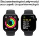 Apple Watch Series 10 (GPS) 42mm Mirror Black Aluminum Case with Black Sport Band, M/L (MWWF3)