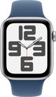 Έξυπνο ρολόι Apple Watch SE GPS 44mm Ασημί Αλουμίνιο Σπορ M/L Μπλε (MXGQ3QF/A)