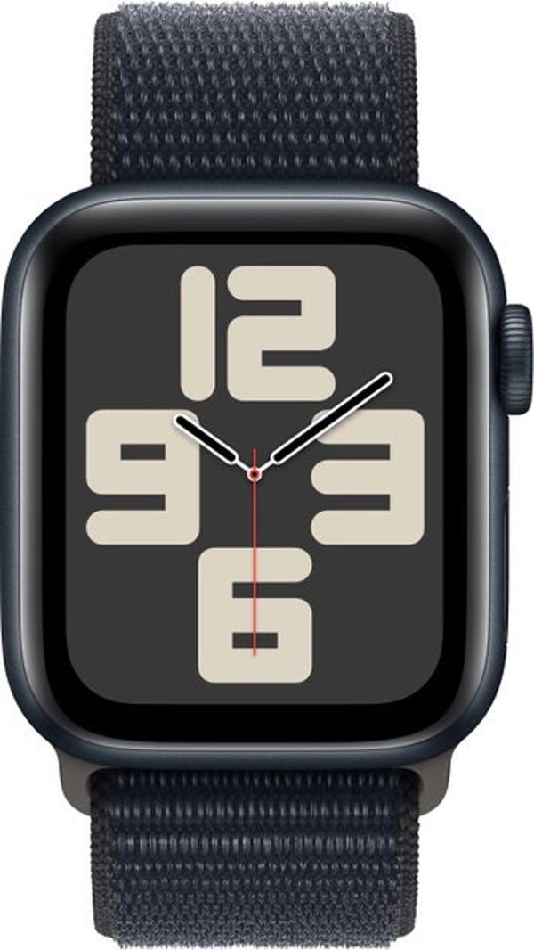 Apple Watch SE 2023 GPS + Cellular 40mm Midnight Alu Sport Loop Smartwatch Black (MRGE3QP/A) 13127842 195949006616