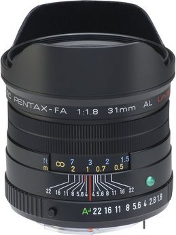 smc Pentax FA 31mm f/1.8 AL Limited, μαύρο