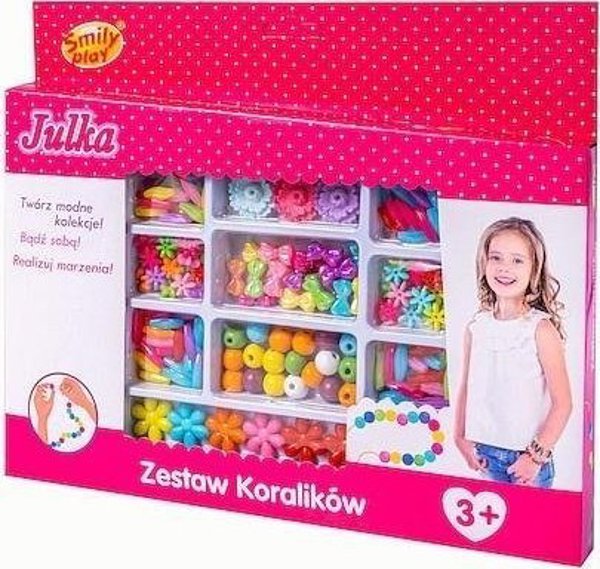Smily Play Μεσαίο Σετ Χαντρών για Κορίτσια - Δημιουργία Κοσμημάτων DIY