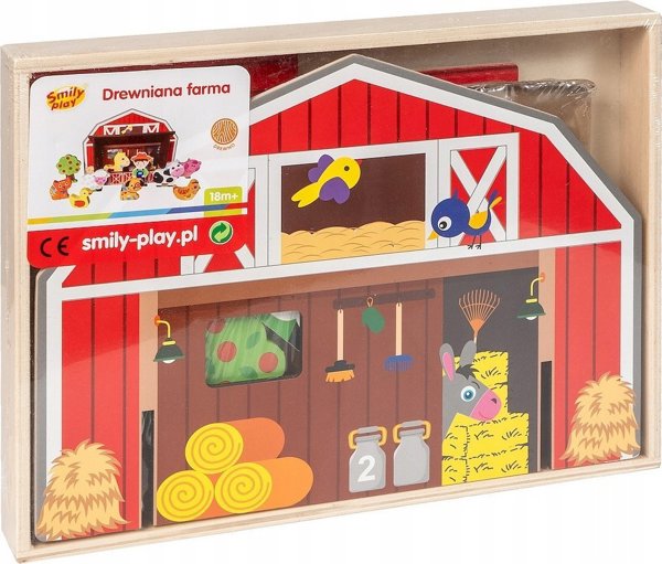 Smily Play Farma drewniany domek SmilyPlay SPW84946 49467